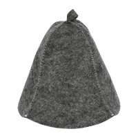 Шапка для бани и сауны Классика серая "Hot Pot", войлок /20 Шапка для бани и сауны Классика серая "Hot Pot", войлок /20